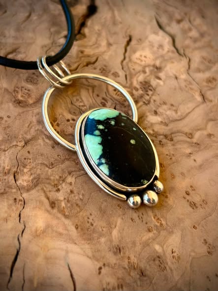 Lander turquoise pendant