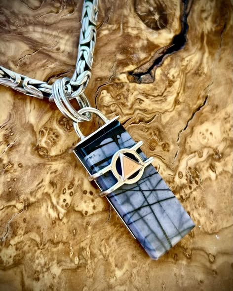Picasso jasper recovery pendant