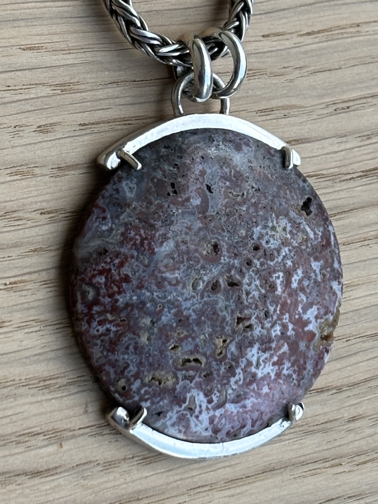 Red Moss Agate view 3